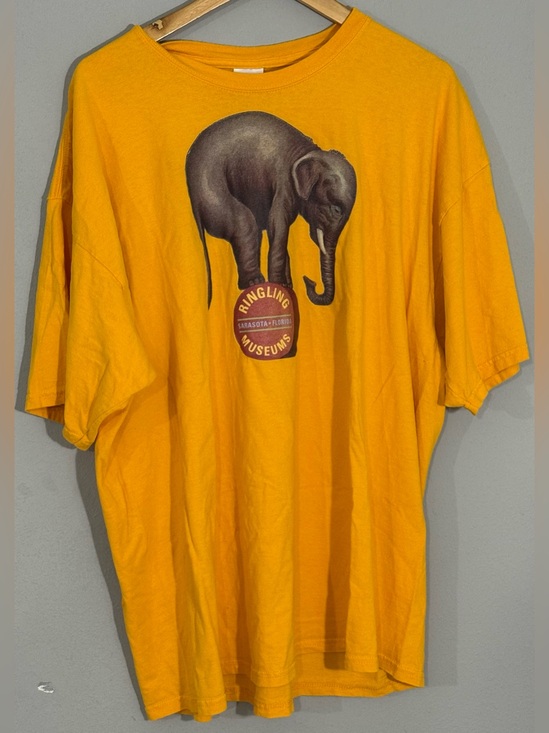 Gildan Other - Vintage Y2K Ringling Museums Sarasota Florida Elephant T Shirt 2XL Gildan